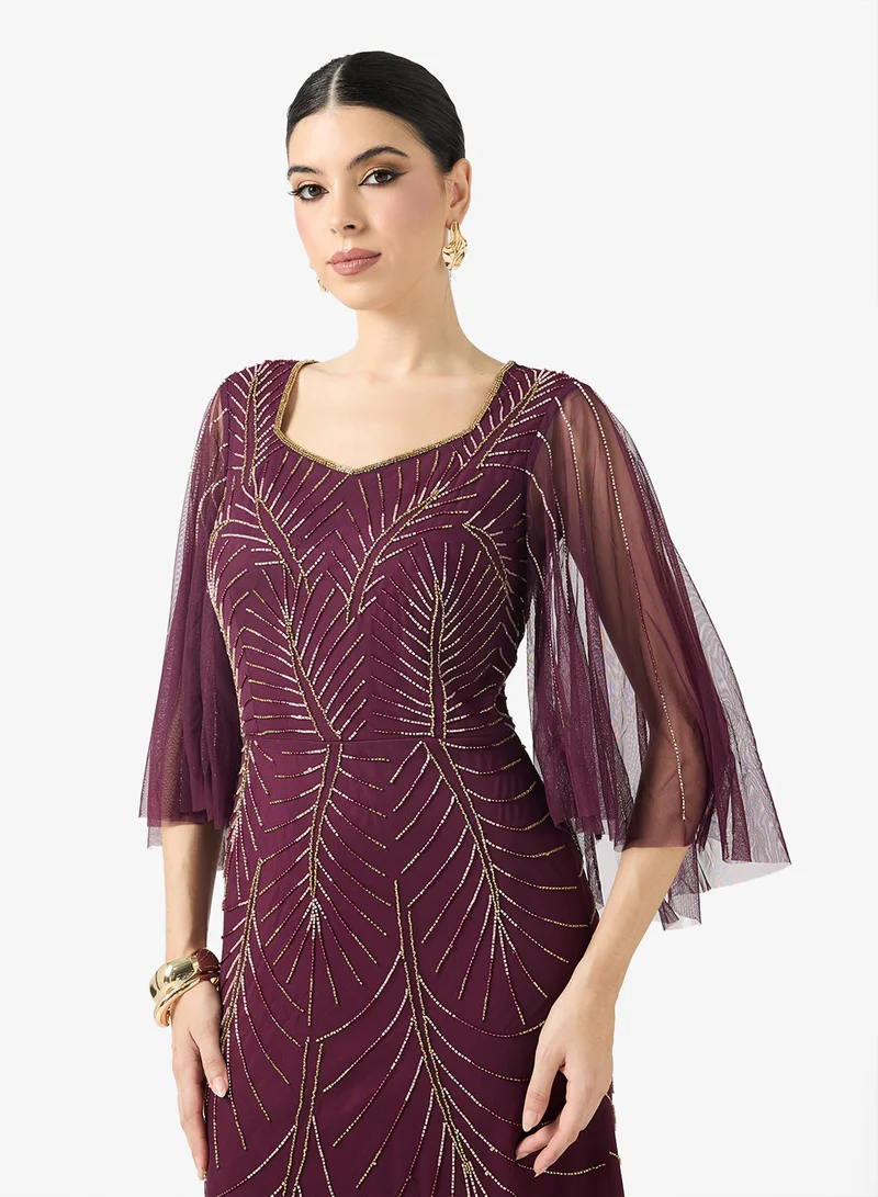 Namshi x  Embellished Evening Dress for Women | Best Price UAE